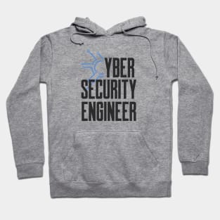 Cyber Security Engineer Blue Circuits Hoodie